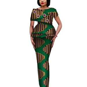 Fashion African Elegant Tops and Long Skirt Bawa Style #1-FrenzyAfricanFashion.com