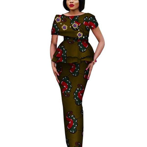 Fashion African Elegant Tops and Long Skirt Bawa Style #1-FrenzyAfricanFashion.com