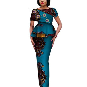 Fashion African Elegant Tops and Long Skirt Bawa Style #1-FrenzyAfricanFashion.com