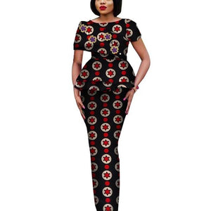 Fashion African Elegant Tops and Long Skirt Bawa Style #1-FrenzyAfricanFashion.com