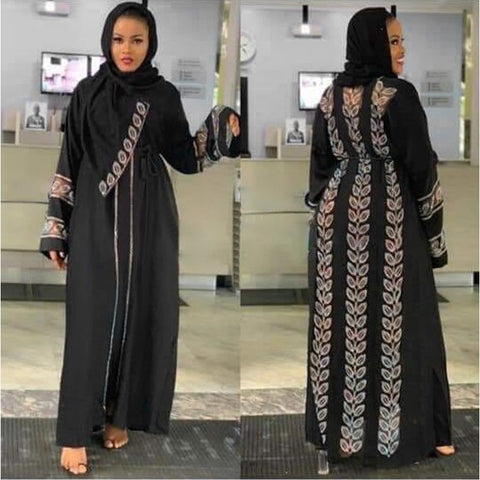 Image of Muslim Hijab Abayas-FrenzyAfricanFashion.com