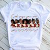 God says you are black girl T shirt women fashion black lives matter Top-FrenzyAfricanFashion.com