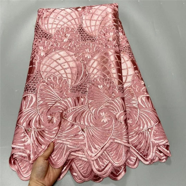 lace fabric swiss voile lace cotton-FrenzyAfricanFashion.com