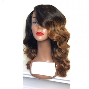 Ginger Orange Lace Front Wig Loose Wave T Lace Wig For Black White Women-FrenzyAfricanFashion.com