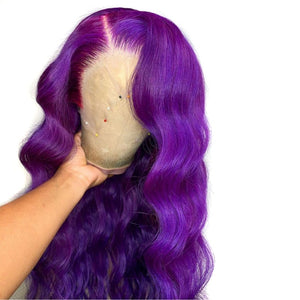 Ginger Orange Lace Front Wig Loose Wave T Lace Wig For Black White Women-FrenzyAfricanFashion.com