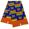 Kente Fabric 6 Yards Ankara African Wax Prints-FrenzyAfricanFashion.com