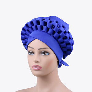 Braided turbans Headband Headties Multi With No Studs-FrenzyAfricanFashion.com